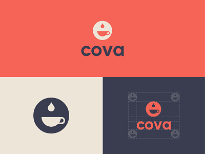 Cova Coffee logo design. branding coffee coffee bar coffeelogo design identity logo mark symbol