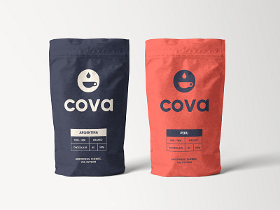 cova coffee pack coffee corporate branding designer logo packagedesign small business