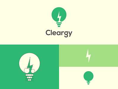 unused concept for cleargy. app bolt logo branding design designer energy experiment forsale geometric identity illustration logo logotype mark monogram symbol thunderbolt