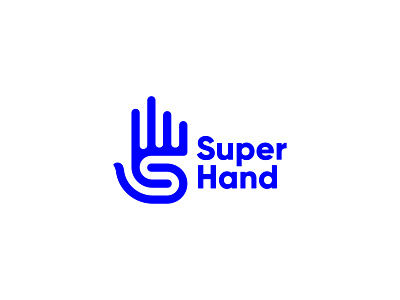 Super Hand hand handlogo logo mark symbol