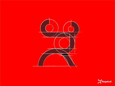 Ragebull logo design branding bull bulls design gridsystem logo logogrid rage symbol
