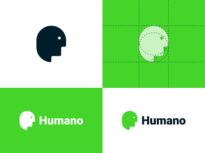 Humano logo animal branding design designer experiment icon identity illustration logo mark symbol