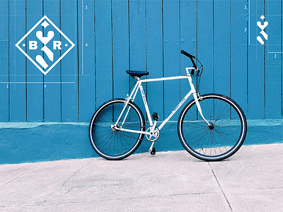 bRRRR bicycle bike branding design graphic guide guidebook icon identity illustrator logo rental ui vector web