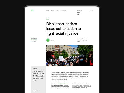 Techcrunch Designs Themes Templates And Downloadable Graphic Elements On Dribbble