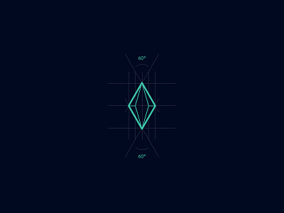 Transient Rocks — Logo Design branding diamond icon logo symbol