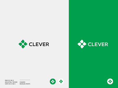 Clever Logotype clever logo color company logo design logo logodesign logotype mockup pattern