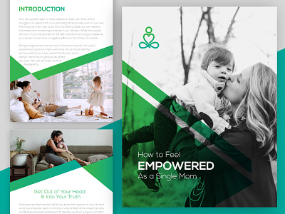 How to Feel Empowered as a Single Mom ebook digital design ebook design lead generation lead magnet