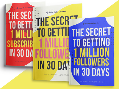 "The Secret" Social Media Ebook Series digital design digital guide download ebook design lead magnet