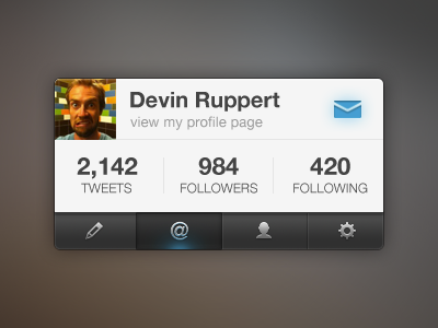 Twitter Interface avatar interface profile twitter ui