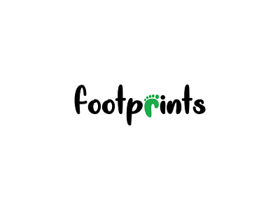 Footprints logo design concept logo graphicdesign logodesign