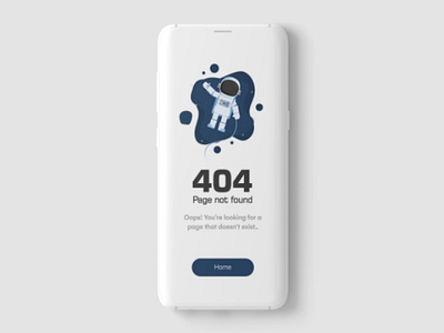404: Error Page UI