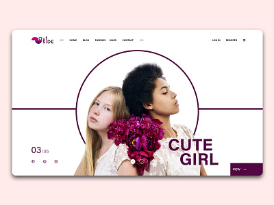 OutSIDE Web-site branding design fashion identity illustration interface typography ui ux web website