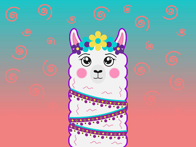 Romantic llama