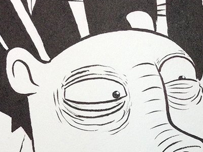 "Some Soop" illustration ink inktober sketchbook soup tapir