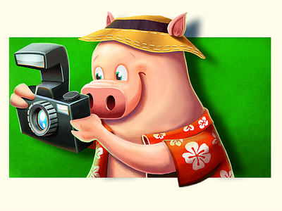 Piggie with Camera