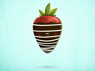 Choco Berry chocolate illustration illustrator photoshop strawberry
