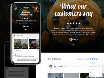 Viafoura - Ratings and Reviews design mobile app design product design responsive design ui ux