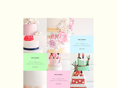 Cake Orders - categories and blog