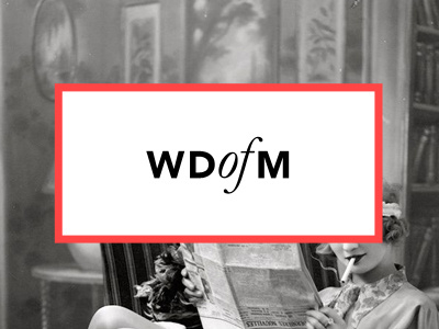 Identity for WDofM border branding design identity logo photography typography