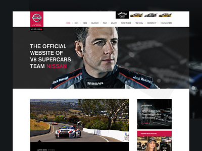 Nissan Motorsport website auto automotive design motorsport news nissan v8 web