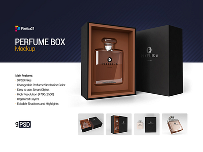 Perfume Box Mockup