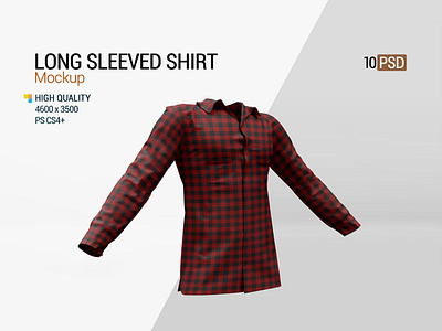 Long Sleeved Shirt Mockup advertising apparel casual shirt cloth clothes coat custom shirt customized fabric customized shirt customized t shirt design fabric formal shirt full sleeve shirt mockup pattern photoshop design product mockup psd real shirt