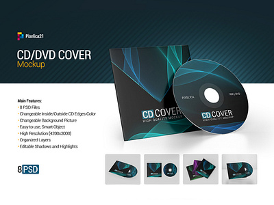 Cd Dvd Cover Mockup By Mostafa Absalan On Dribbble
