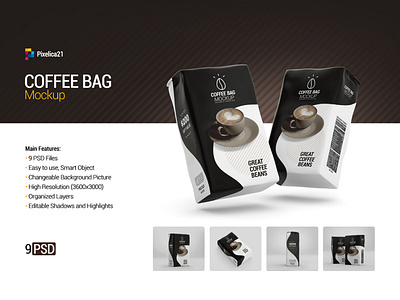 Coffee Bag Mock up