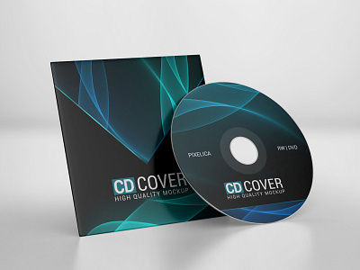 CD Cover Mockup 3d album album cover branding cardboard cd cd cover cd sleeve cover design disc display dvd dvd cover dvd sleeve event mock up mockup music packaging