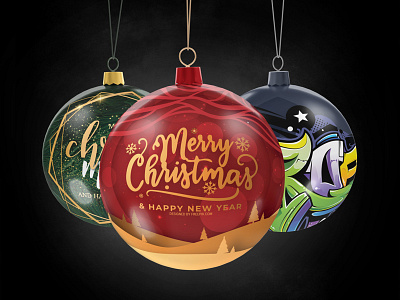 Christmas Ball Mockup