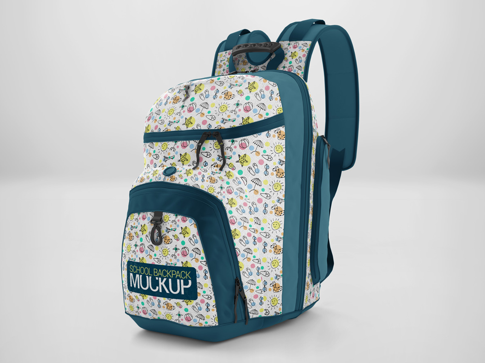 Download School Backpack Mockup By Mostafa Absalan On Dribbble 3D SVG Files Ideas | SVG, Paper Crafts, SVG File