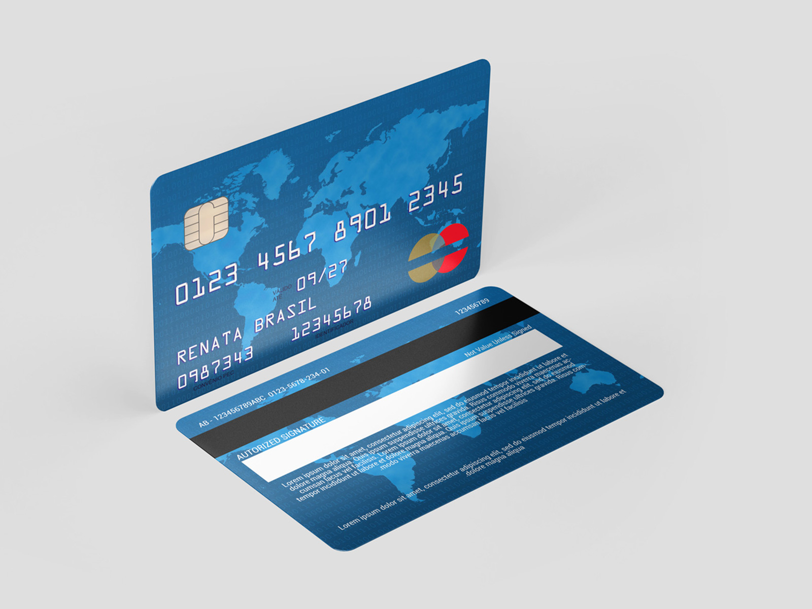 Download Credit Debit Gift Card Mockup By Mostafa Absalan On Dribbble PSD Mockup Templates