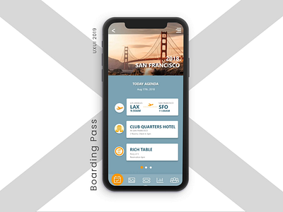 Boarding Pass adobexd aftereffect app dailyui design motion ui uidesign uipractice ux