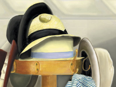 Hats digital painting illustration photoshop