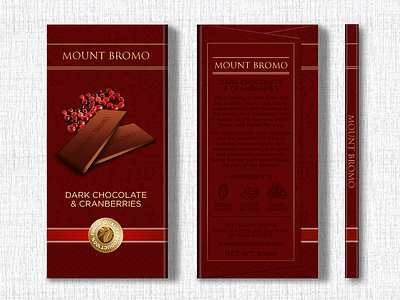 Mount Bromo Chocolate Design