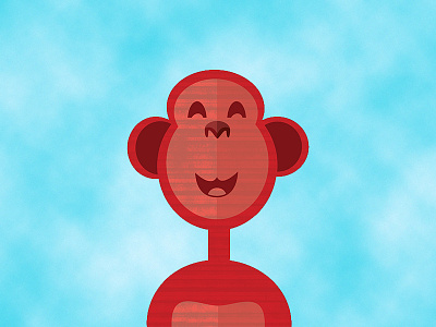 Red Monkey Creatives character graphic design illustration monkey vector