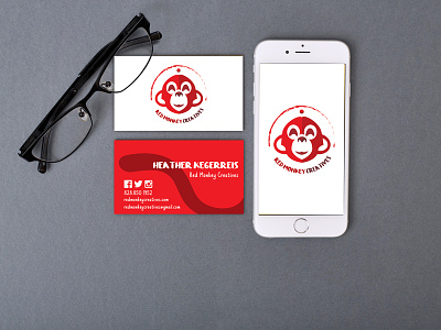 Red Monkey Creatives business cards business cards design graphic design illustration illustrator logo