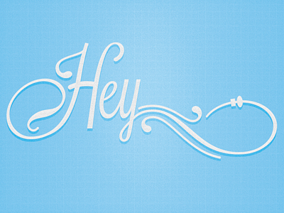 Hey debut dribbble grid lost type script texture typography