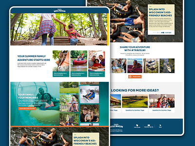 Travel Wisconsin Summer Campaign - Dynamic Landing Pages