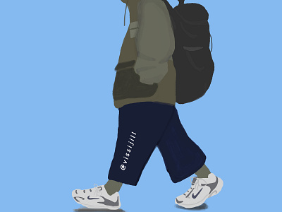 coolguy fashion illustration nike ootd stylist