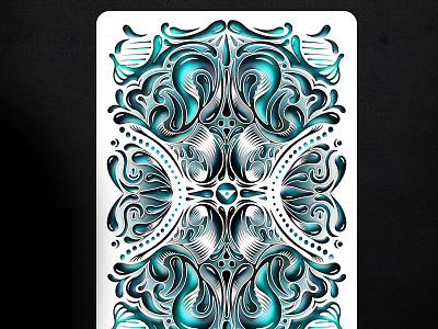 Fathom Playing Cards back design cards custom deck element ellusionist fathom kenzii lee mckenzie magic playing cards poker water