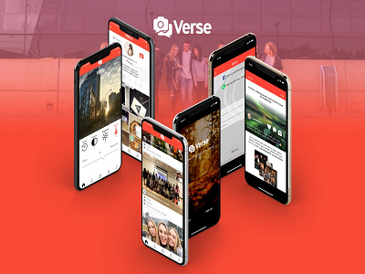Verse app design interface mobile app mobile design photo social app socialmedia software ui ux