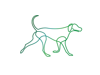 Dog abstract animal animal art animal logo brand branding clean design dog icon identity illustration illustrator lineart logo minimal silhoutte vector