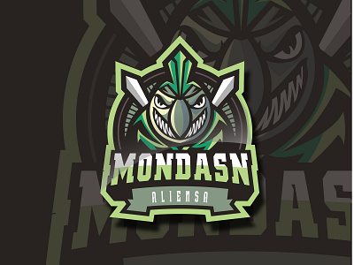 MONDASN esportslogo illustration logo esports sportlogo vector