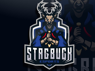 [SELL]Stagbuck esportslogo illustration logo logo esports logo sport sportlogo vector