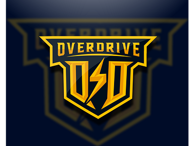 OVERDRIVE branding esportslogo illustration logo logo esports logo sport sportlogo vector