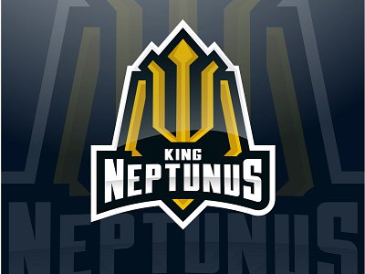 KING NEPTUNUS animation branding design esportslogo flat illustration logo logo esports logo sport sportlogo vector