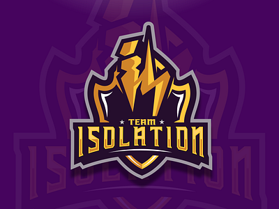 TEAM ISOLATION branding design esportslogo flat illustration logo logo esports logo sport sportlogo vector