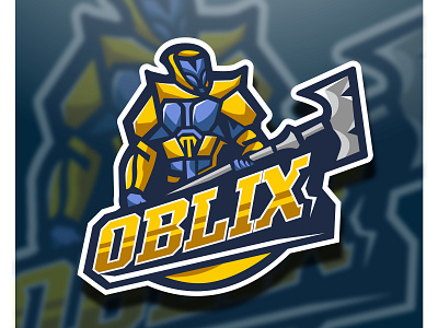 OBLIX branding design esportslogo illustration logo logo esports logo sport sportlogo vector