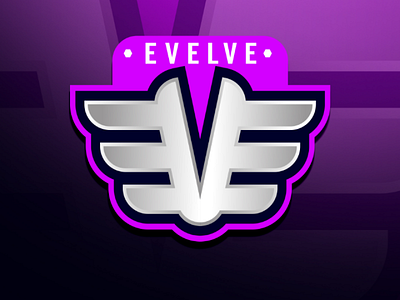 Logo EVELVE (SALE) brand esports game gamer gaming identity logo mascot streamer twitch ui ux
